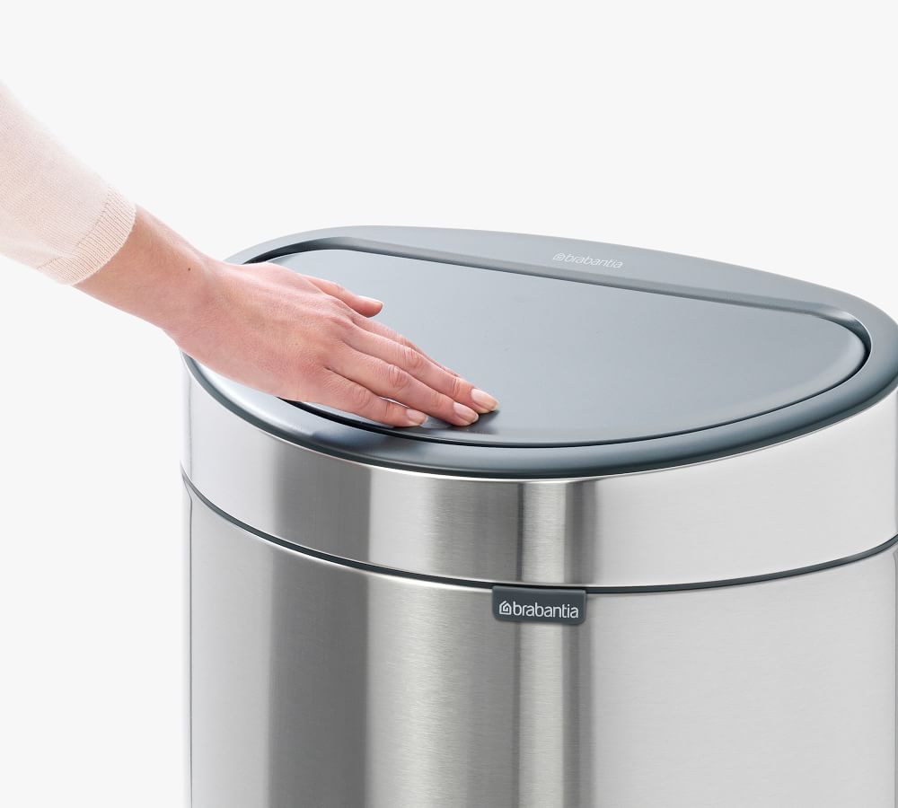 Brabantia Touch Top Trash Can Pottery Barn