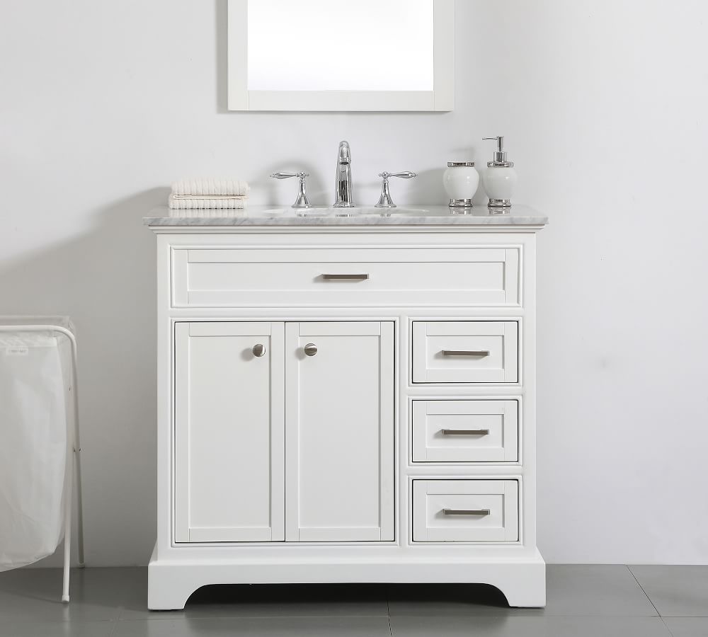 Warner 36" Single Sink Vanity | Pottery Barn