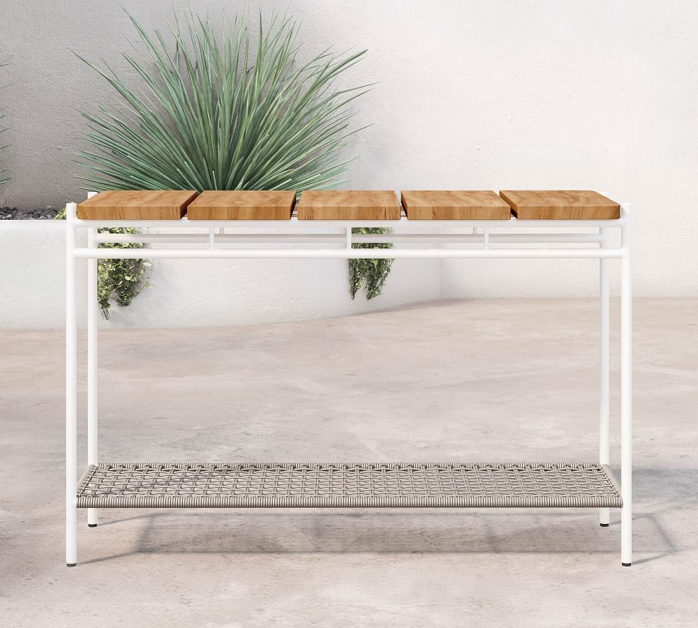 Camarillo FSC® Teak Console Table Pottery Barn