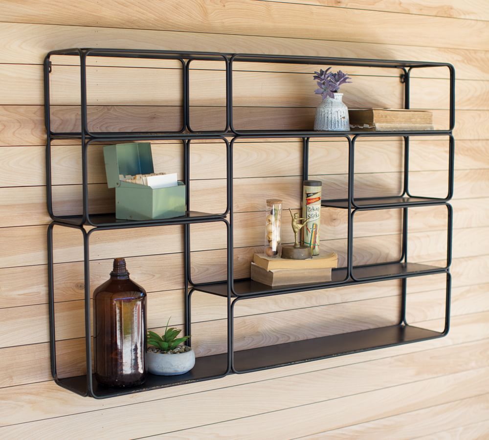 Pax Recycled Metal Wall Shelf | Pottery Barn