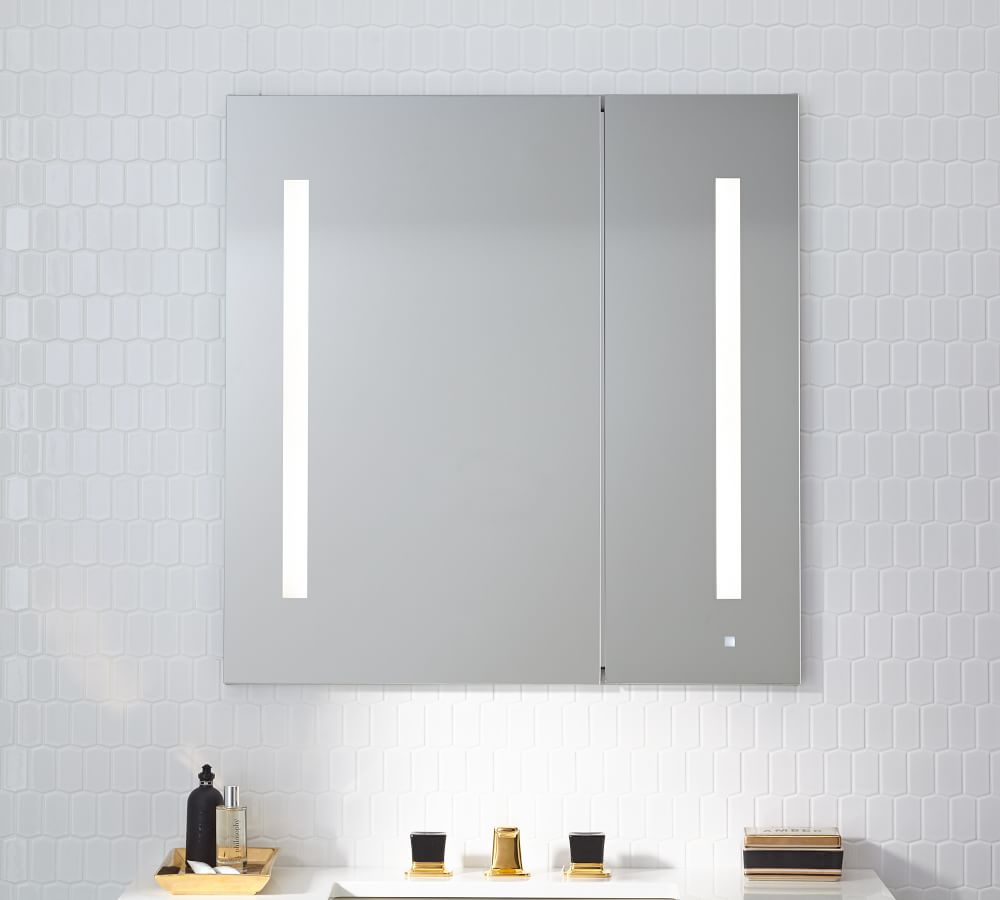 Robern AiO Single Door Medicine with Left Hinge Pottery Barn