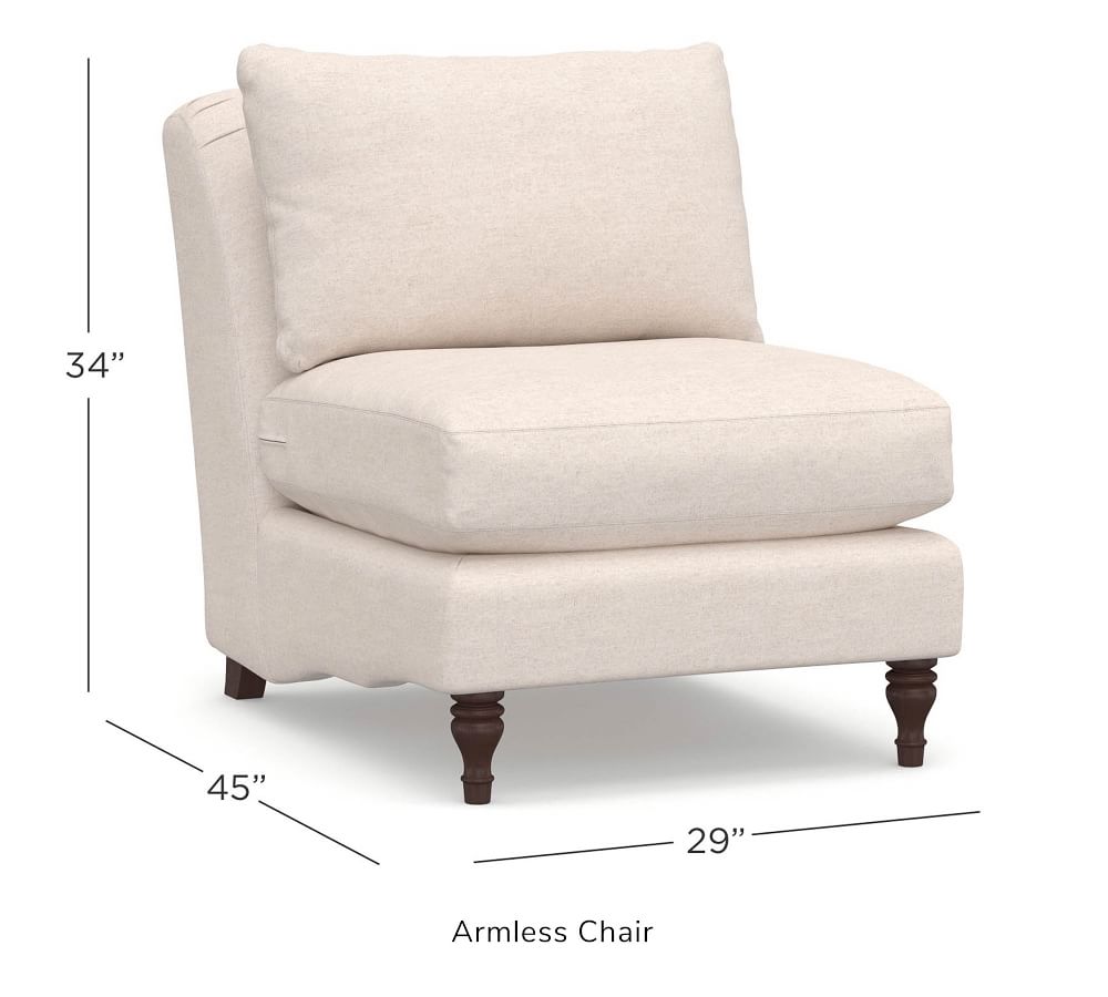 Build Your Own Carlisle Upholstered Sectional Components Pottery Barn