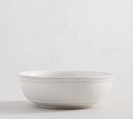 white stoneware soup bowls