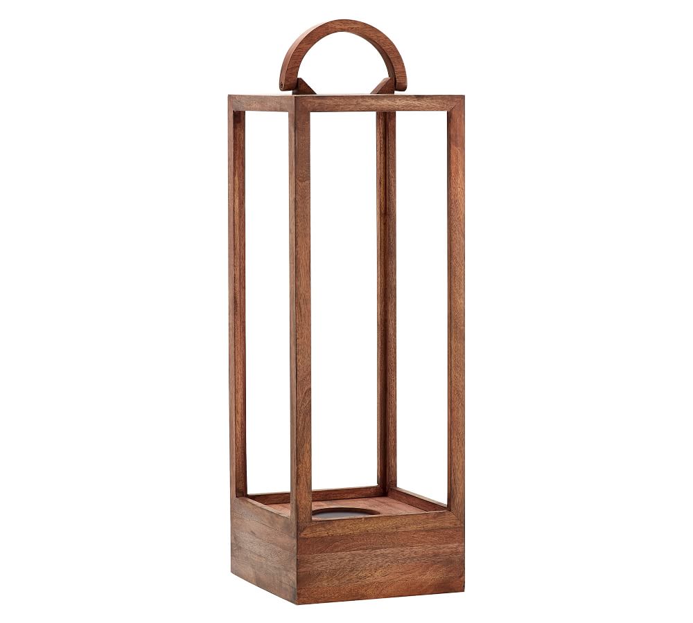 Decker Mango Wood Lantern Collection Pottery Barn