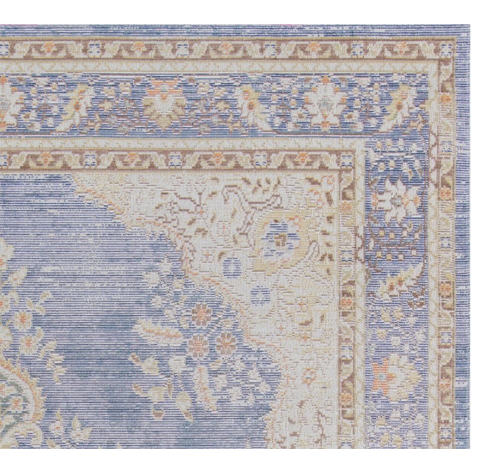 Porcelain Blue Carina Persian Rug Pottery Barn