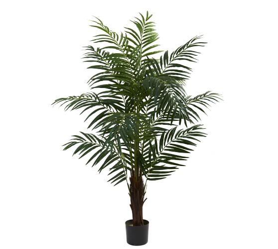 Faux Bulb Areca Palm Tree