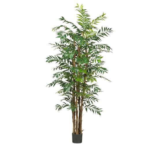 Faux Bamboo Palm Tree - 7'
