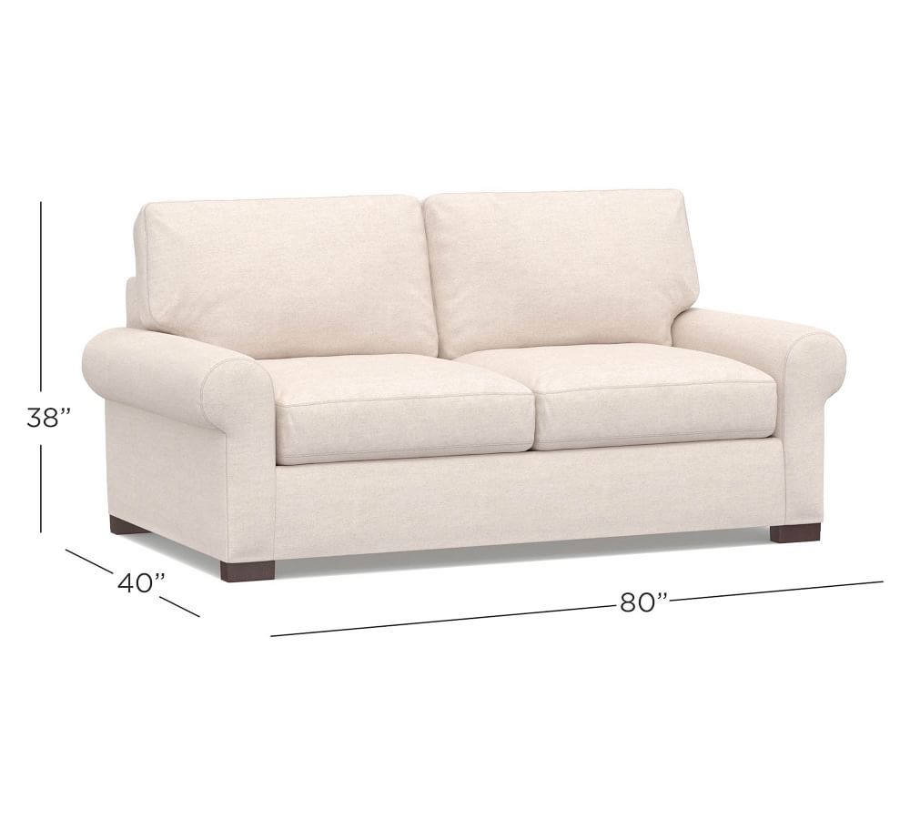 Turner Roll Arm Upholstered Deluxe Sleeper Sofa Bed Pottery Barn