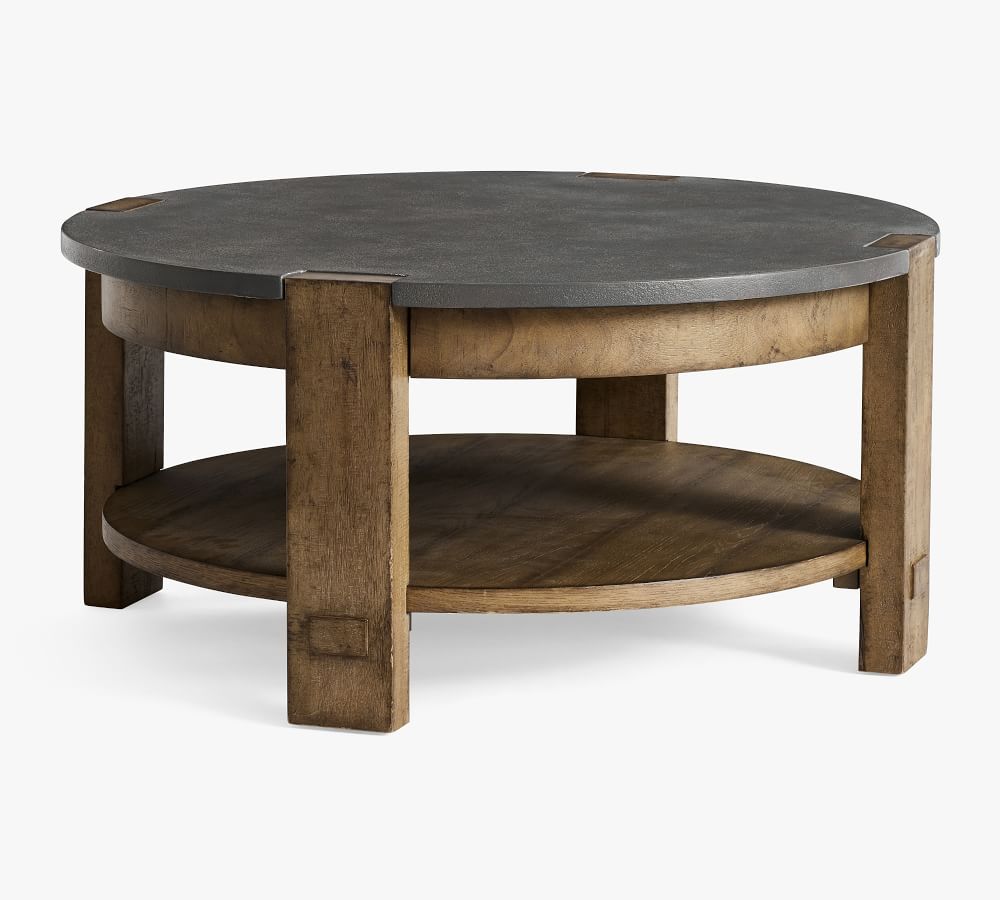 Westbrook 38" Round Coffee Table Pottery Barn