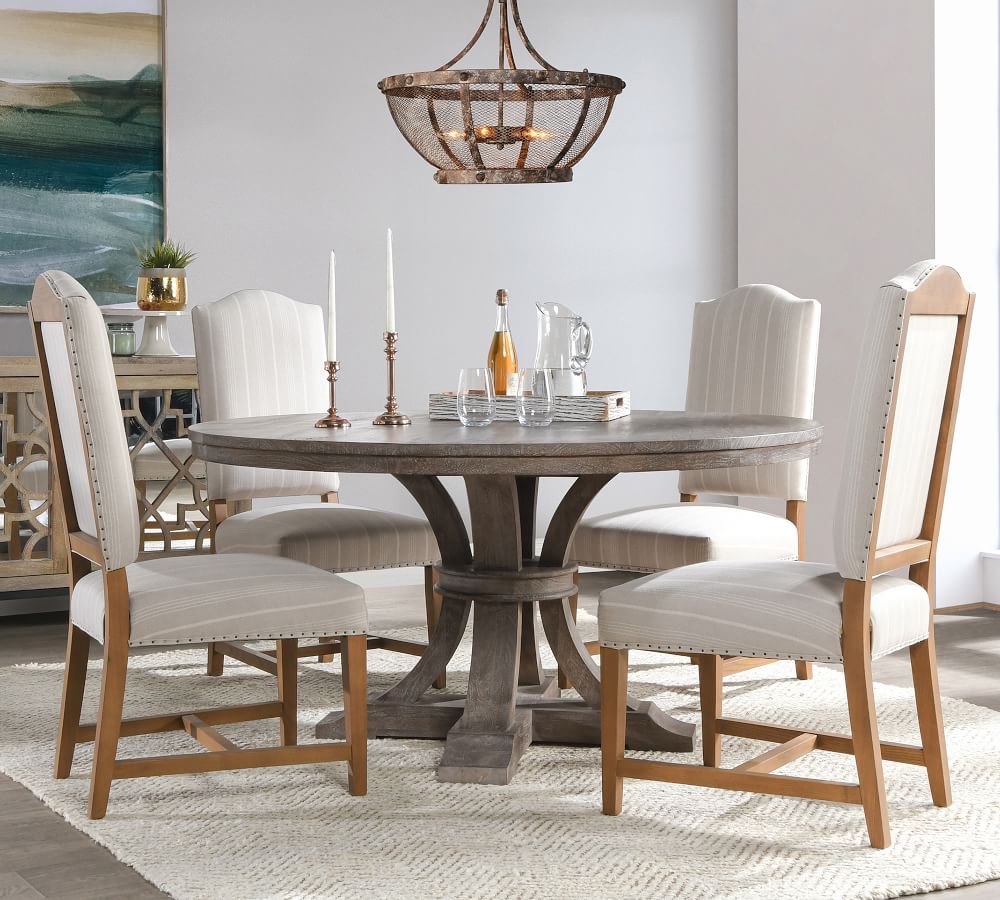 Delano 60" Round Dining Table Pottery Barn