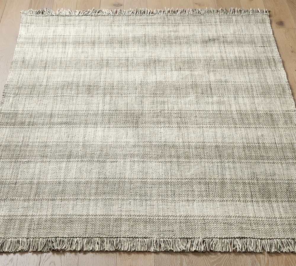Kian Striped Indoor/Outdoor Rug | Pottery Barn