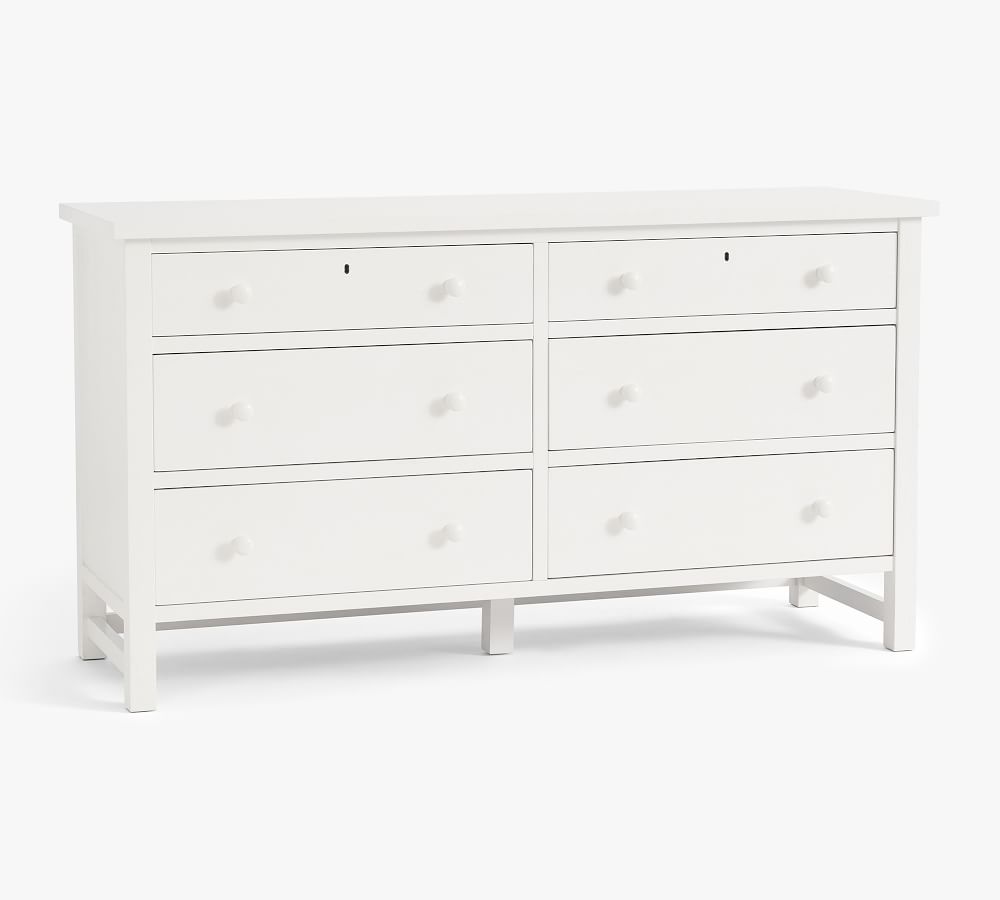 Farmhouse 6Drawer Wide Dresser Pottery Barn