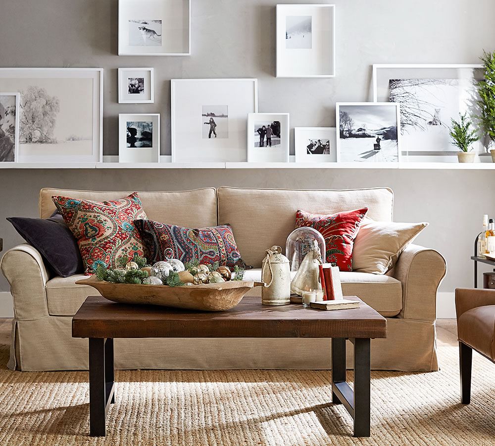 Floating Wood Gallery Picture Frame White Pottery Barn