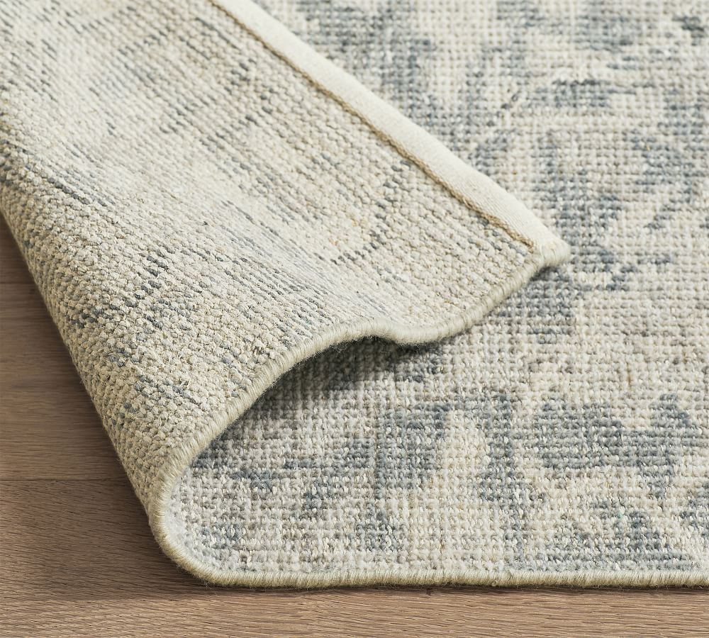 Gena HandKnotted Wool Rug Pottery Barn