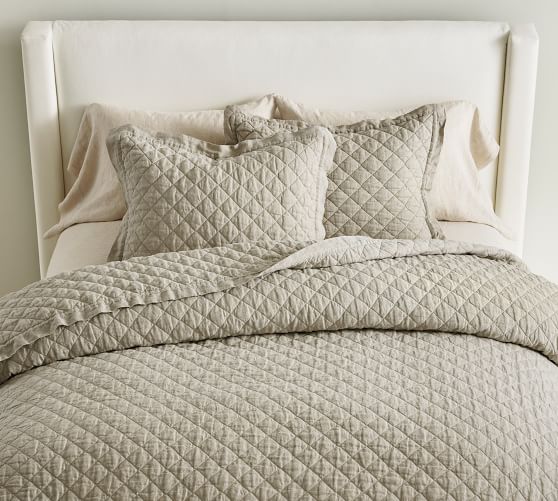 tahari linen quilt