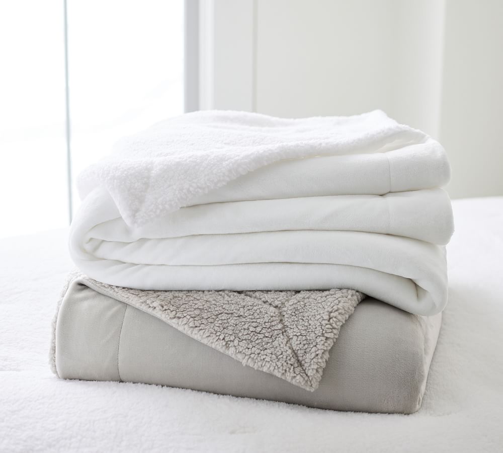 Marshmallow Blanket Pottery Barn