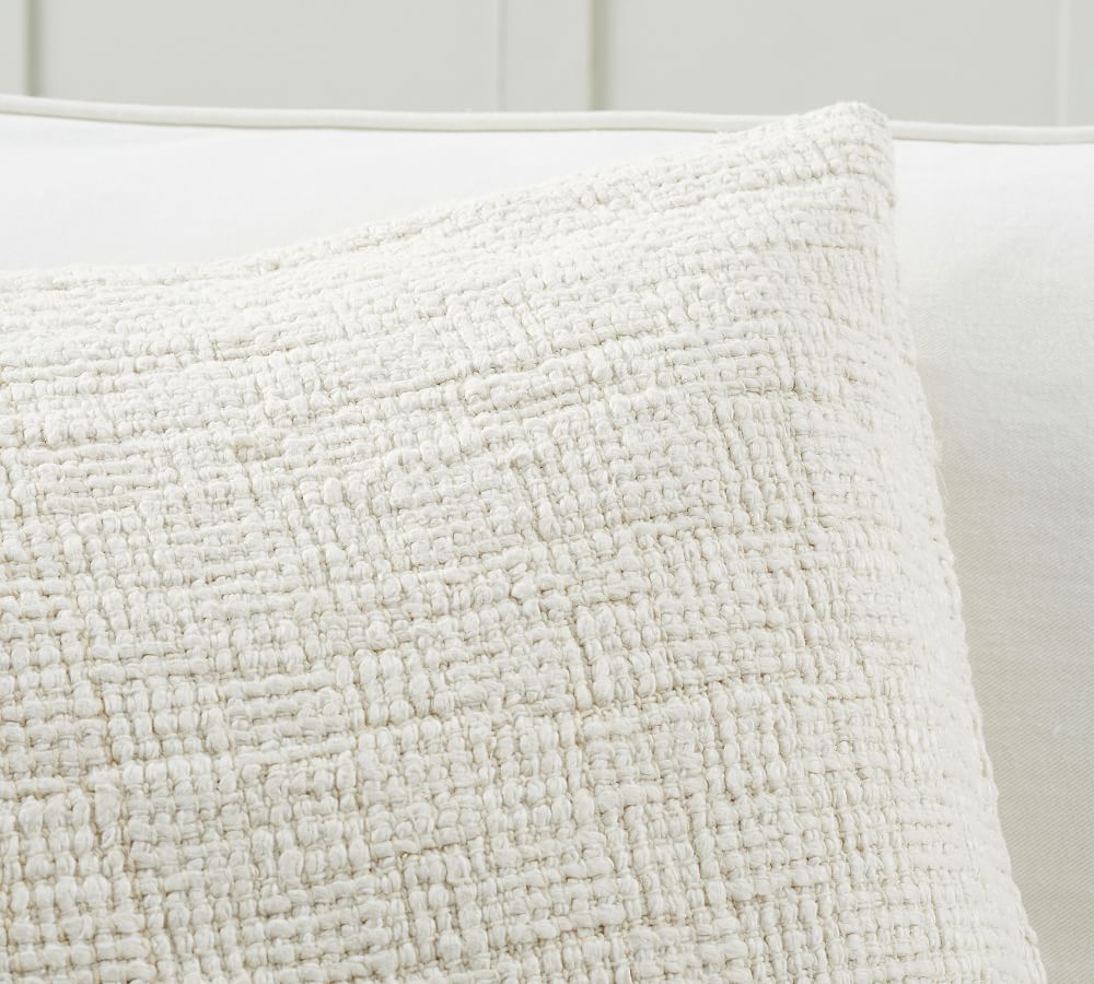 Ivy Linen Textured Pillow Covers Pottery Barn