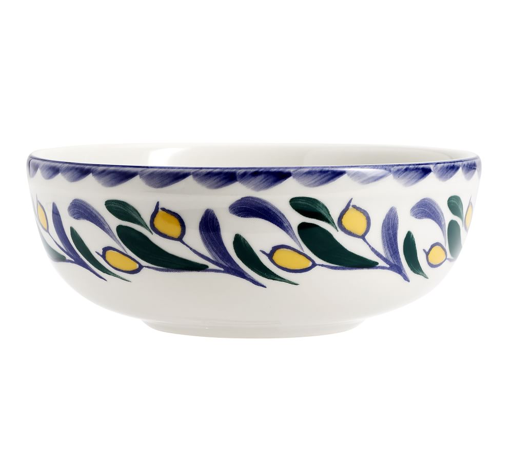Jardin Lemon Serving Bowl Pottery Barn