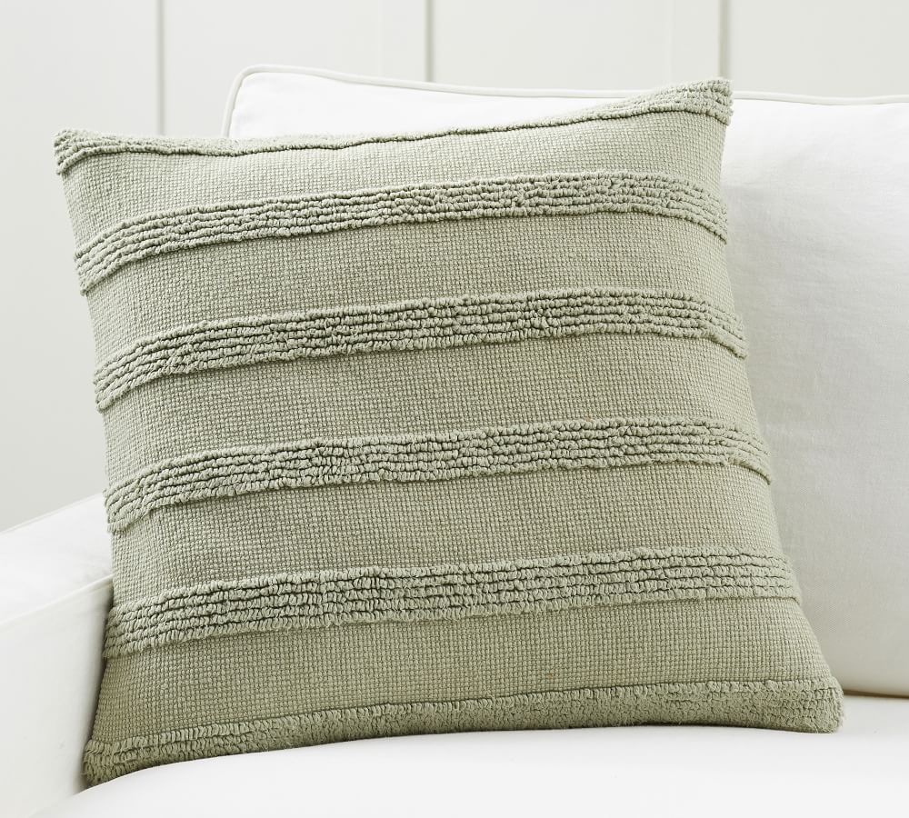 Damia Handwoven Textured Pillow Cover Pottery Barn