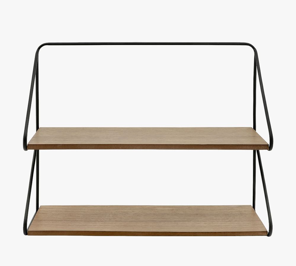 Winslow 2Tier Wall Shelf Pottery Barn