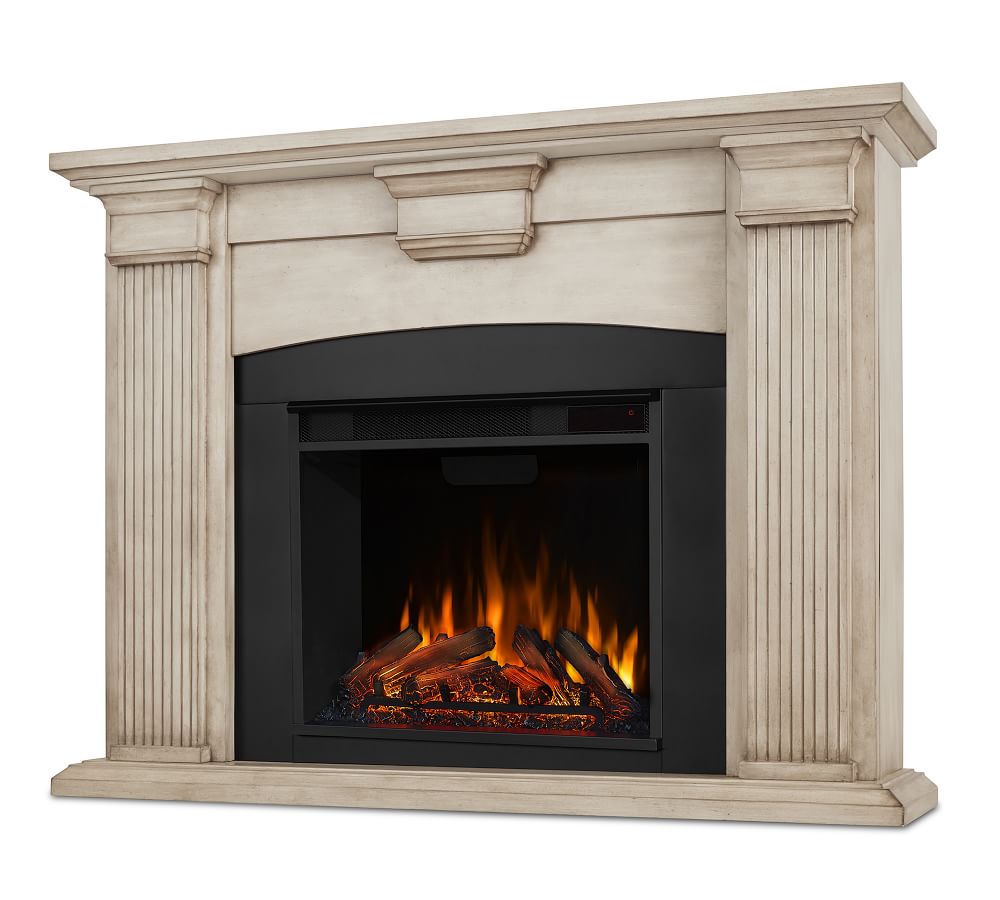 Real Flame® 51" Adelaide Electric Fireplace Pottery Barn