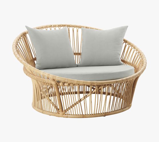 rattan lounge chair outdoor