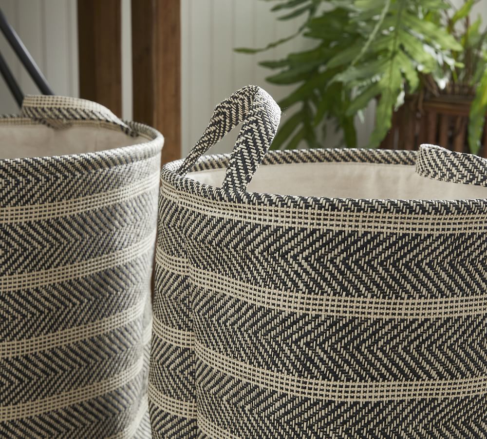 Cecelia Round Baskets, Set of 2 | Pottery Barn