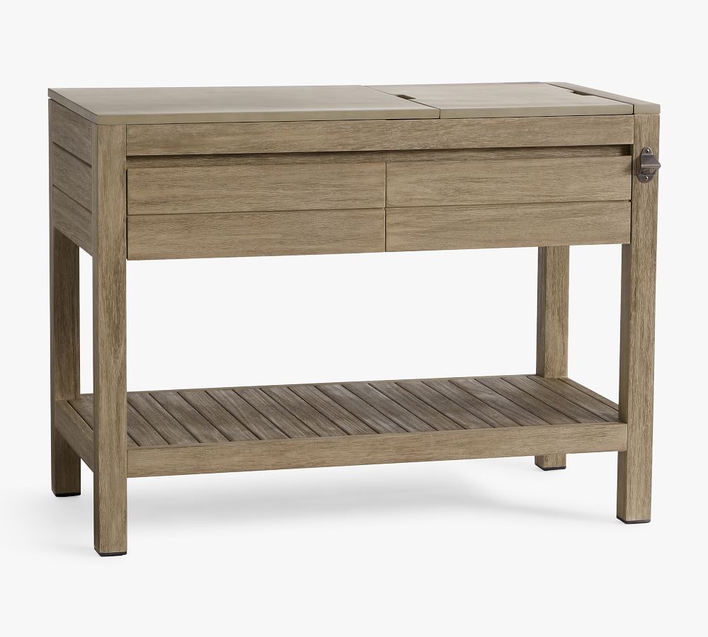 Indio FSC® Eucalyptus Outdoor Kitchen Island | Pottery Barn