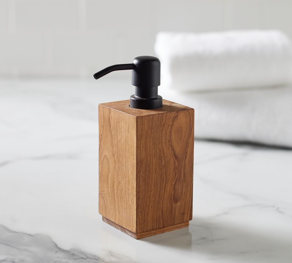 Teak Bathroom Accessories Pottery Barn