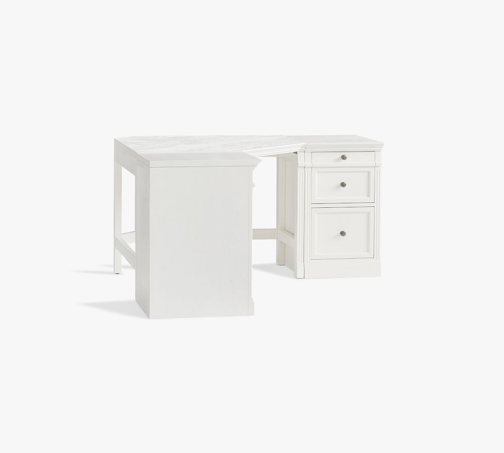 Livingston Corner Desk with Drawers Pottery Barn