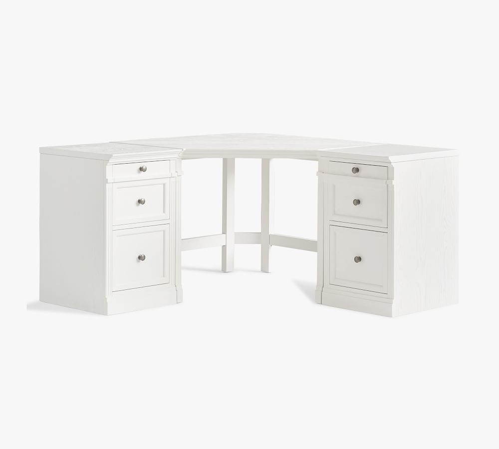 Livingston Corner Desk with Drawers Pottery Barn