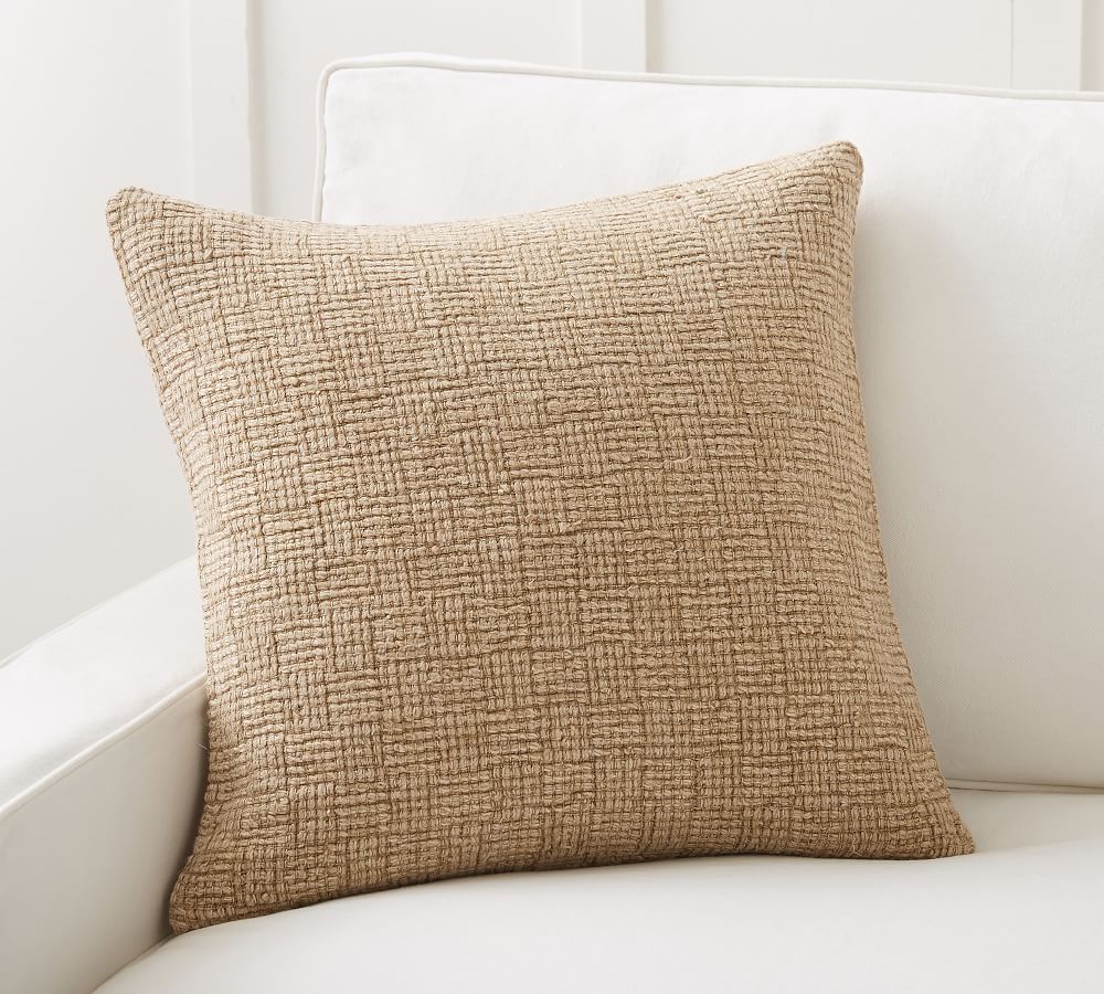 Ivy Linen Textured Pillow Covers Pottery Barn