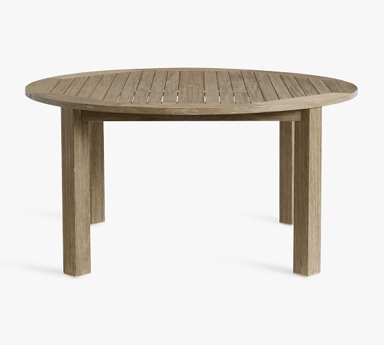 48 Expandable Round Dining Table Pottery Barn 48 Expandable Round Dining Table, 50 Round Dining Table With Leaflet
