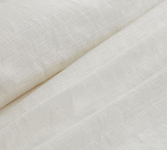 european ribbed linen duvet cover