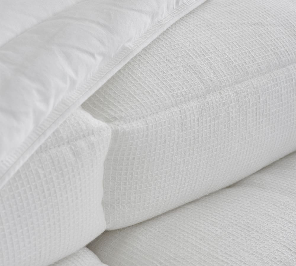 Belgian Flax Linen Waffle Comforter Pottery Barn