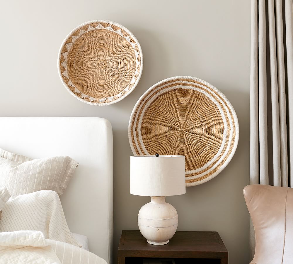 Sunny Handwoven Basket Wall Art Pottery Barn