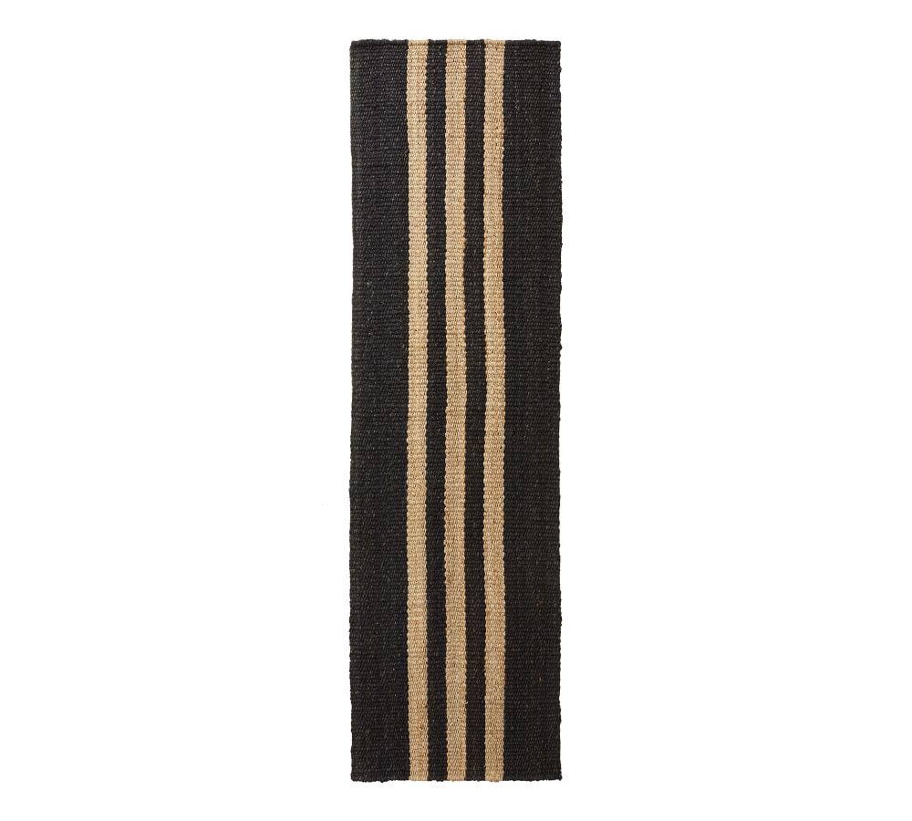 Danton Striped Jute Rug with Anti Slip Backing Pottery Barn