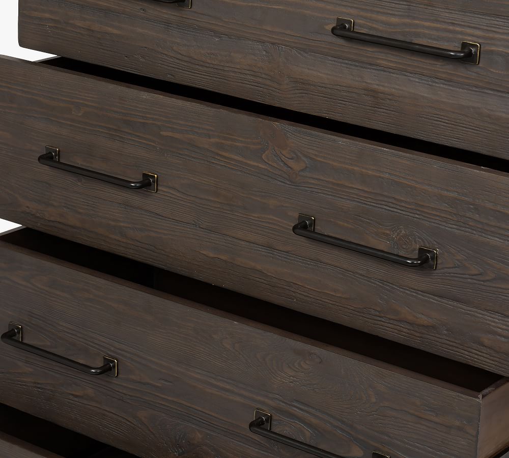 Juno Reclaimed Wood 6Drawer Tall Dresser Pottery Barn