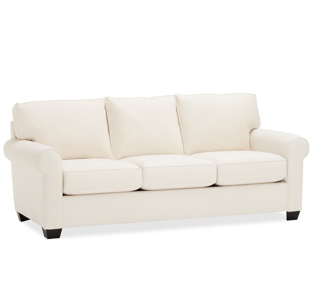 Buchanan Roll Arm Upholstered Sleeper Sofa with Memory Foam Mattress