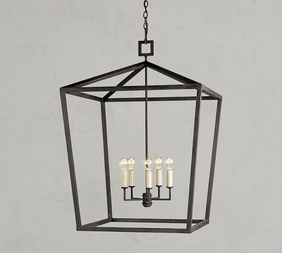 Tampa Iron Lantern Pendant | Pottery Barn