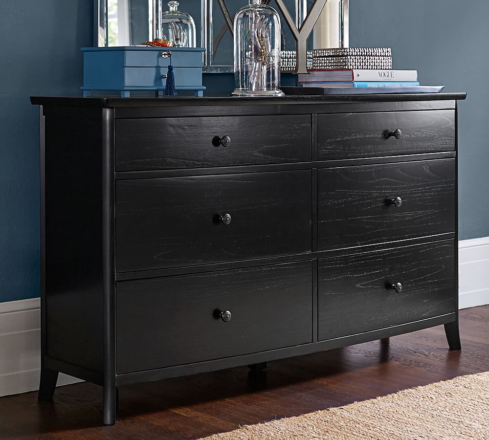 Chloe 6Drawer Wide Dresser Pottery Barn
