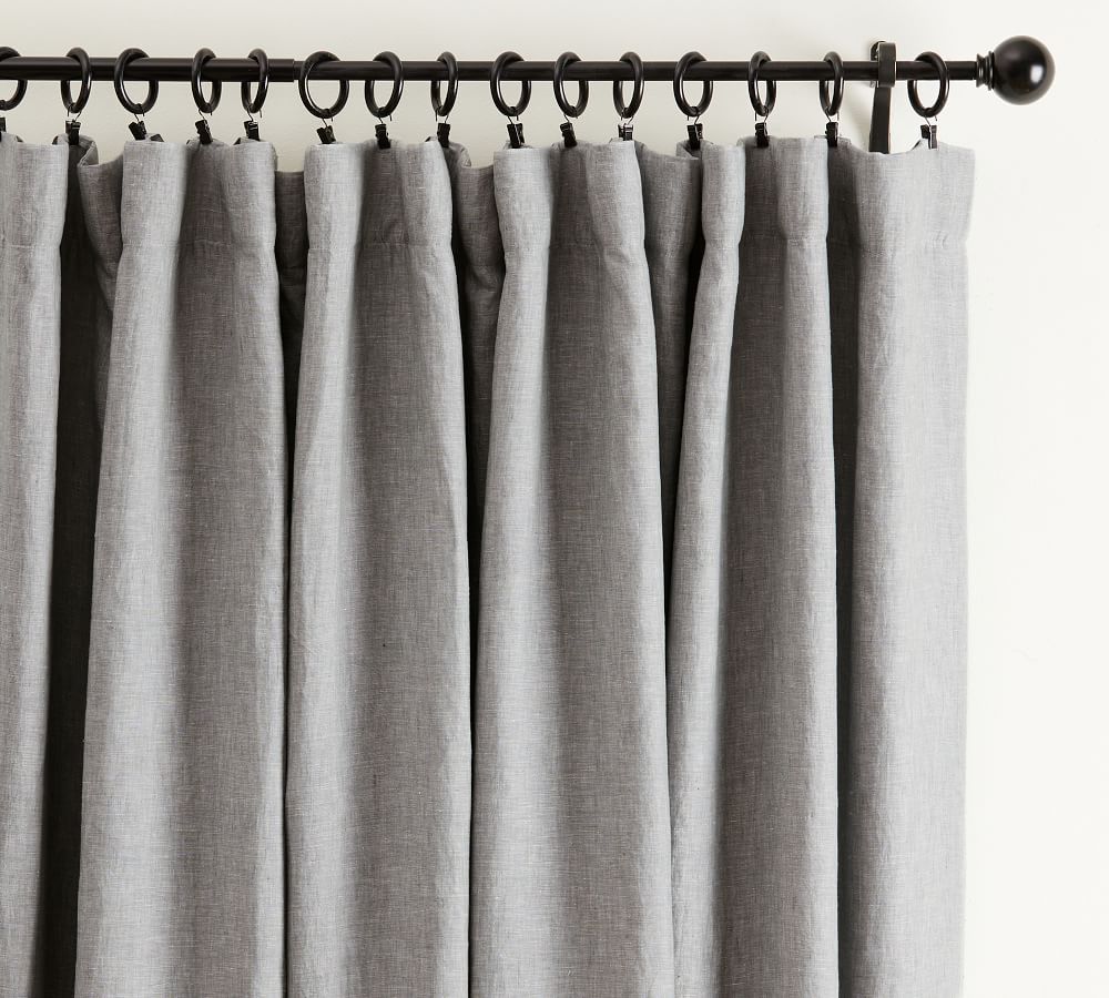 Belgian Flax Linen Curtain | Pottery Barn