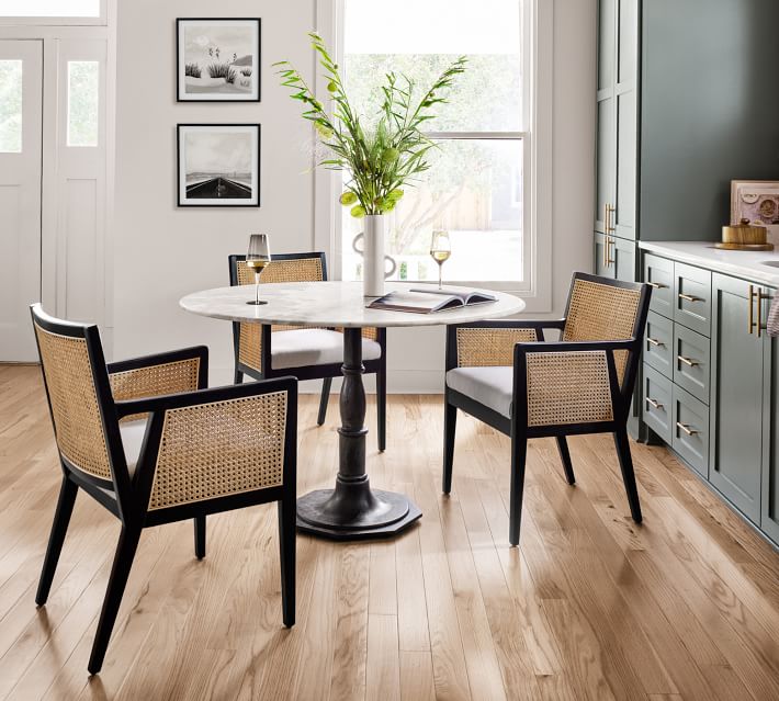 lisbon cane dining armchair