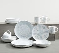 pottery barn suppertime dinner plates