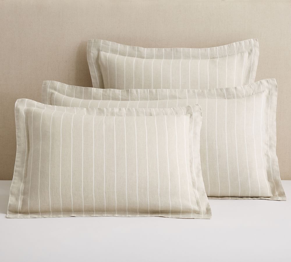 Details about   Pottery Barn Kids "Lavender & White Striped" Standard Pillow Sham 