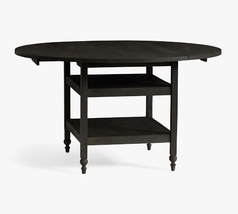 Astoria Round Drop Leaf Dining Table | Pottery Barn