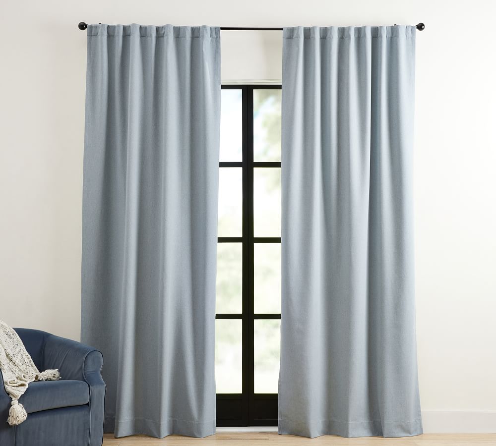 Peace & Quiet Noise-Reducing Blackout Curtain | Pottery Barn