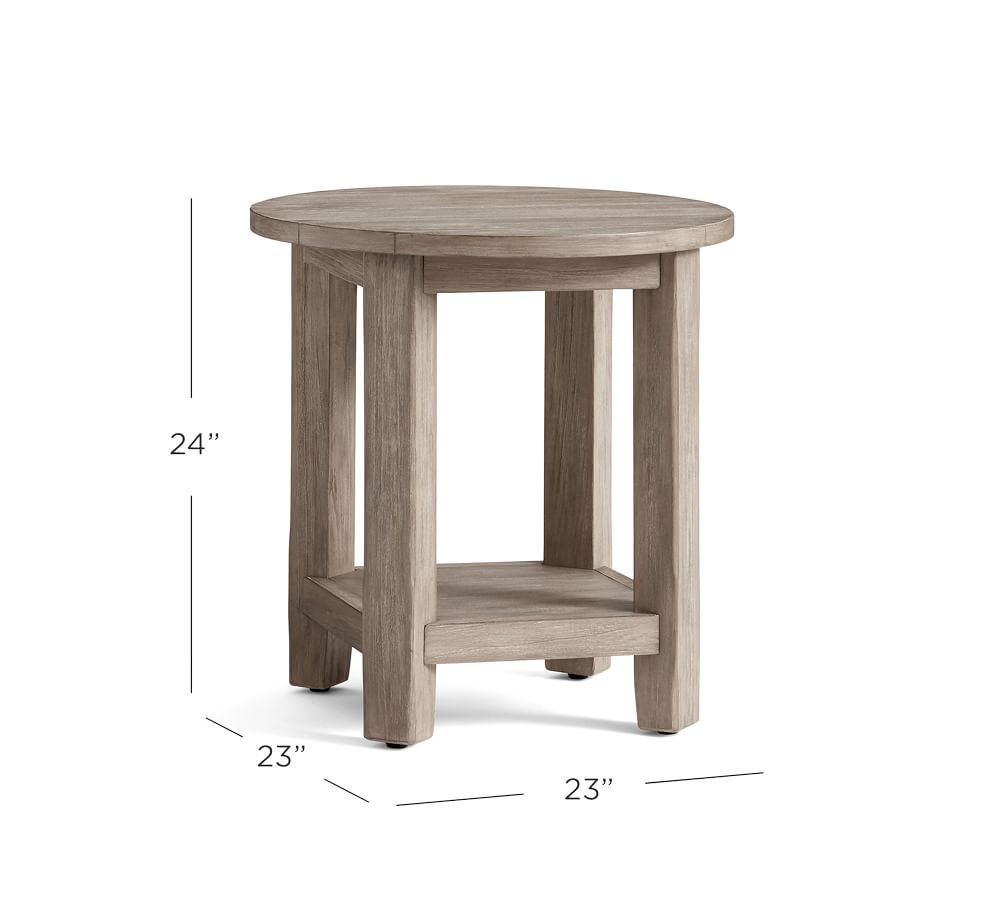 Benchwright 23" Round End Table Pottery Barn