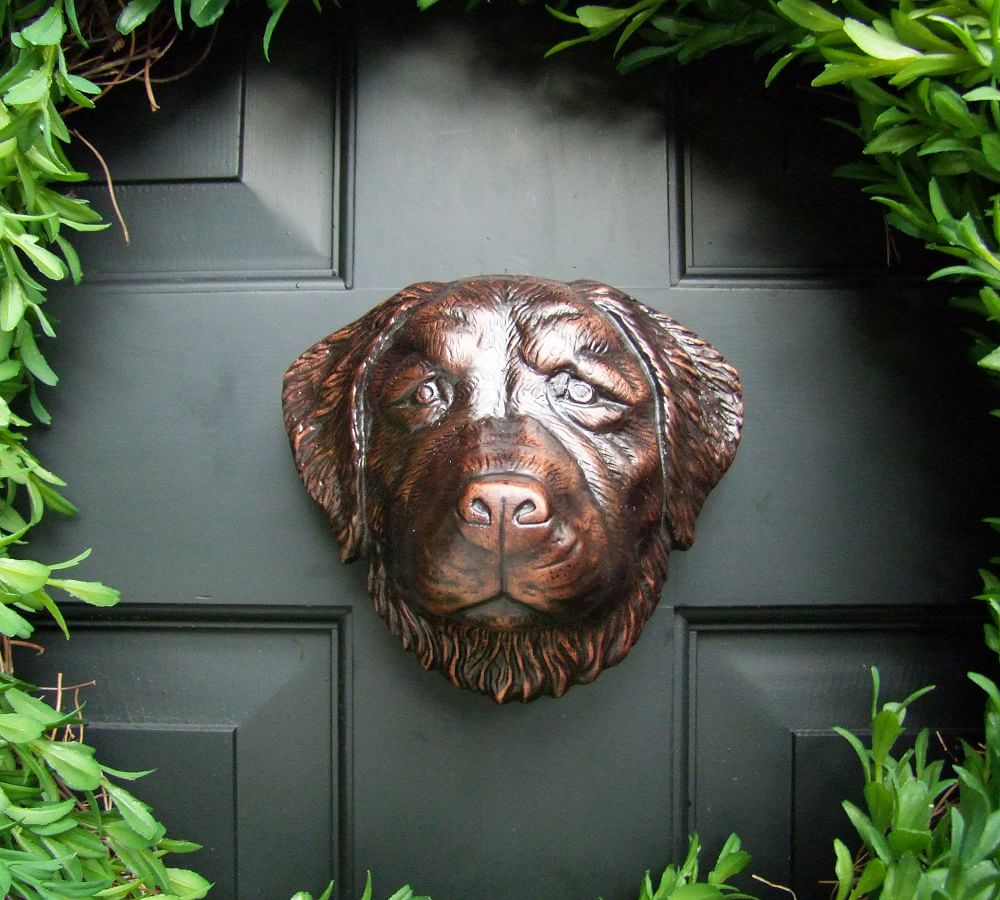 Bronze Golden Retriever Door Knocker Pottery Barn