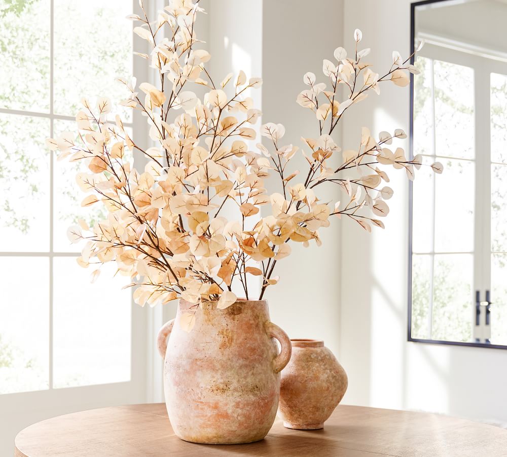 Faux Oversized Fading Eucalyptus Branch - 60